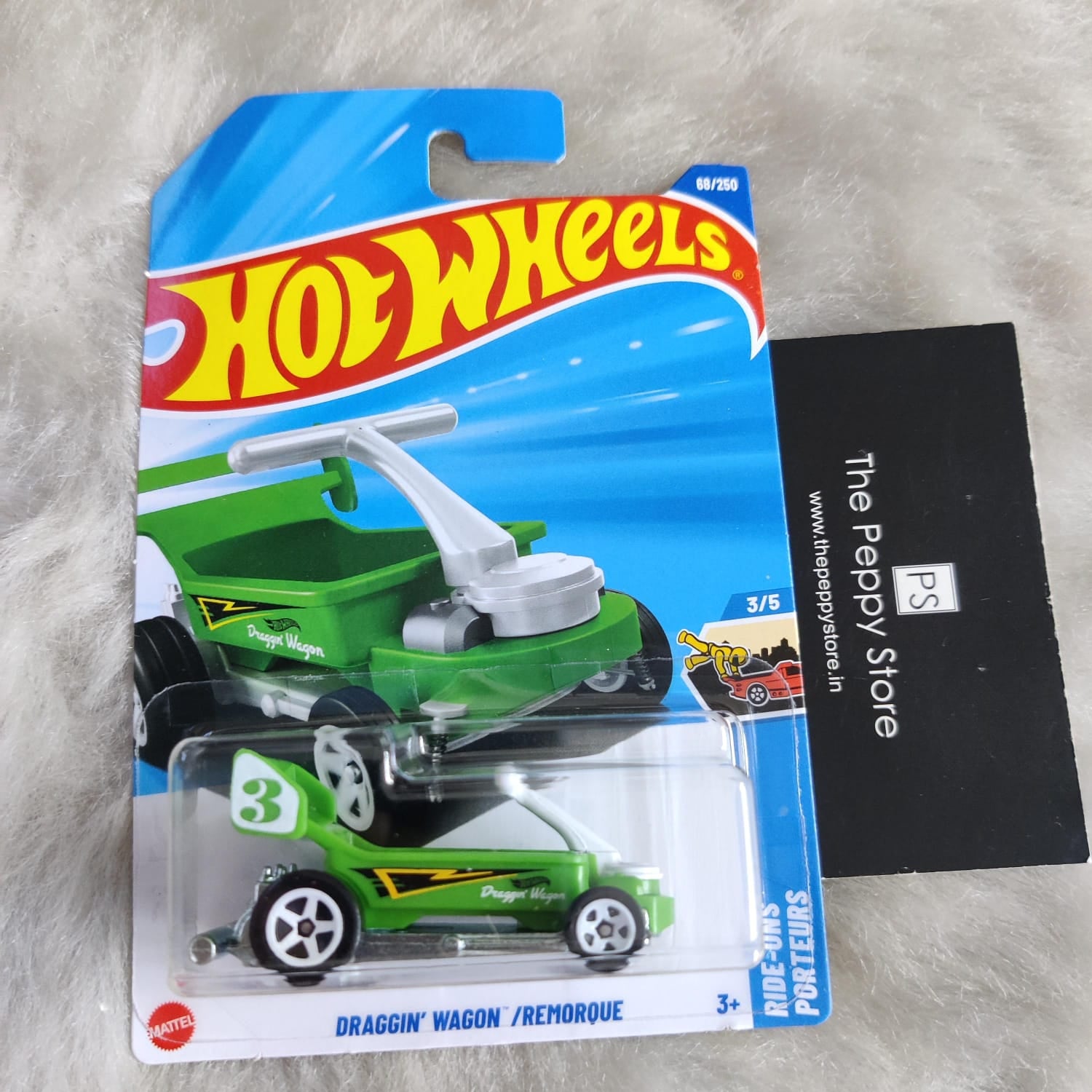 Hot Wheels 2025 L and M Case Vehicle Exclusive Collection - Draggin' Wagon / Remorque