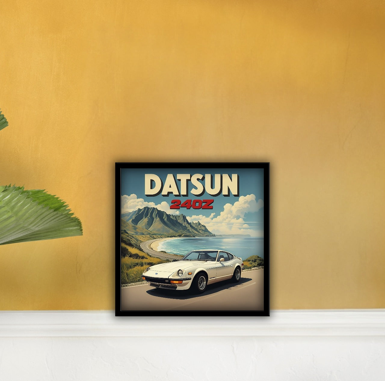 Datsun 240Z Car Posters With Frame - 5*5 Inches