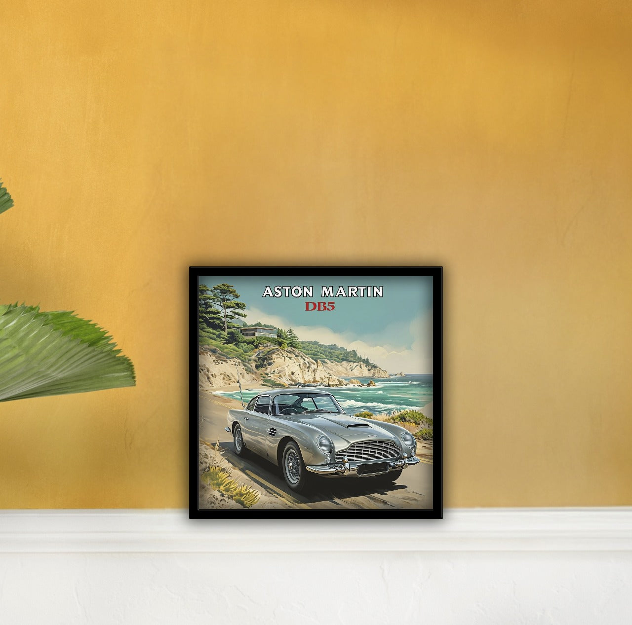Aston Martin DB5 Car Posters With Frame - 5*5 Inches