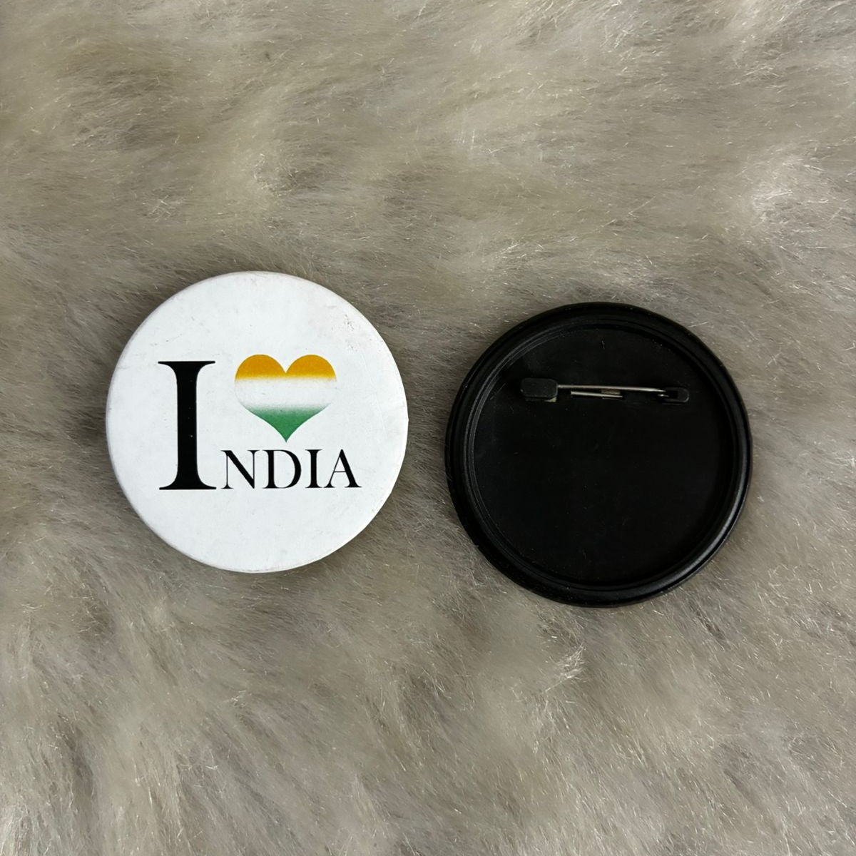 I Love India Badge