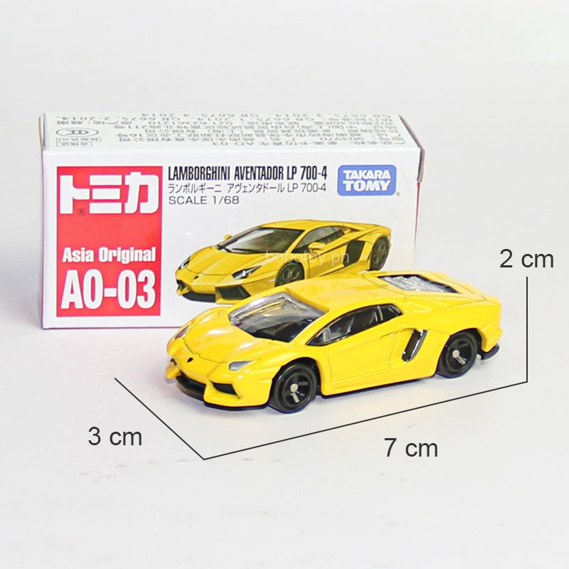 Takara Tomy Tomica Asia Original A0-03 1 : 68  LAMBORGHINI AVENTADOR LP700 - 4