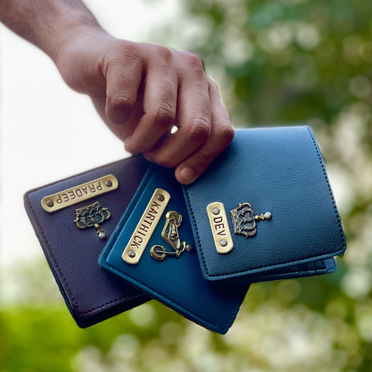 Personalised Mens wallet with Charm 2.0 (No Cod on Personalised Orders) - Prepaid Orders Only