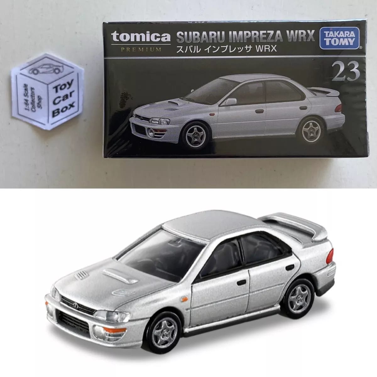 Takara Tomy Tomica Premium 23 Subaru Impreza WRX Model Car