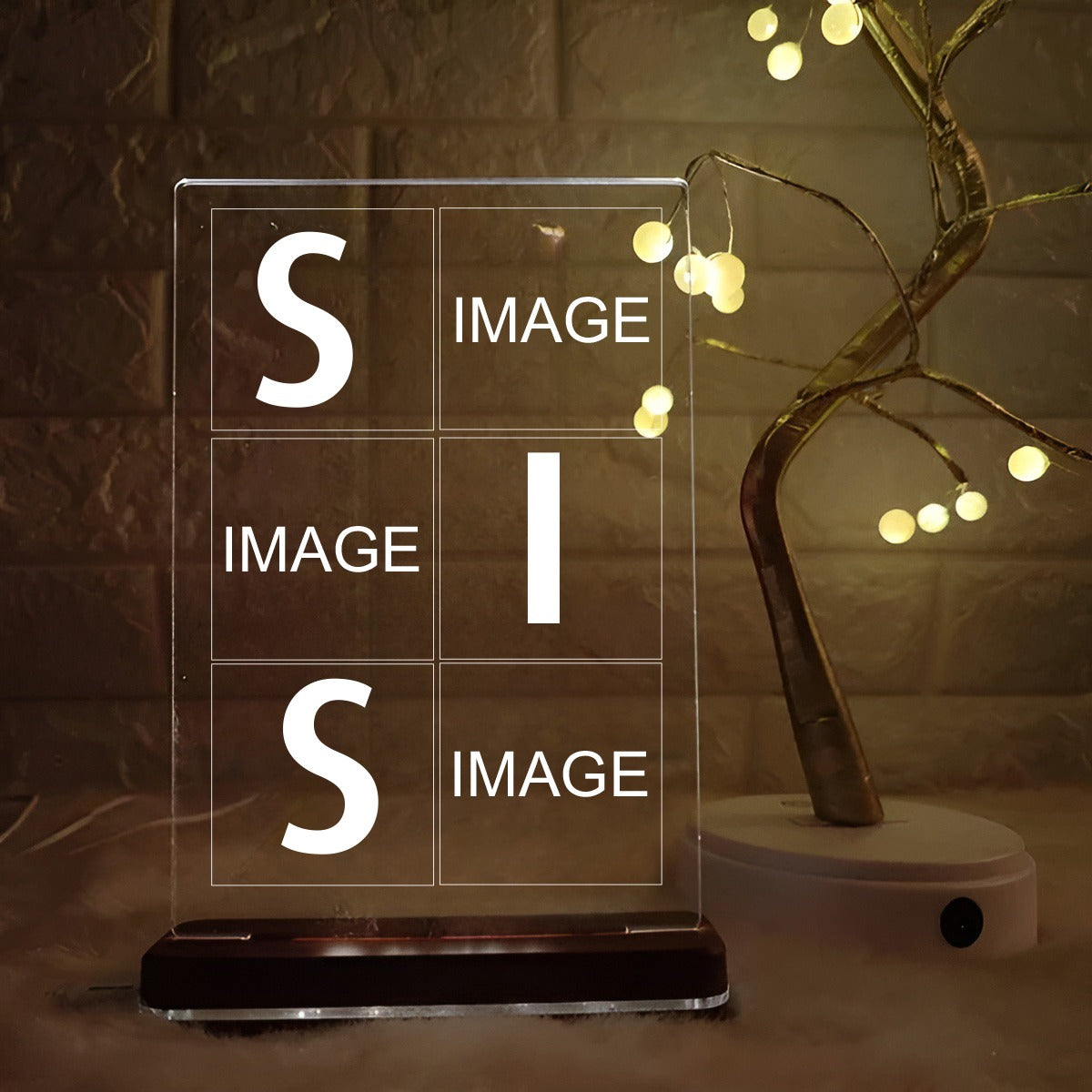 Personalised SIS LED Plaque (No Cod on Personalised Orders) - Prepaid Orders Only