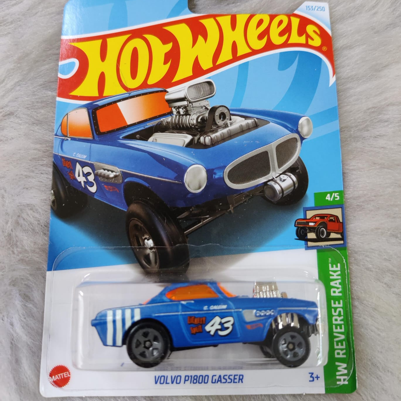 Hot Wheels Imported Rare Vehicle Collection - Volvo P1800 Gasser