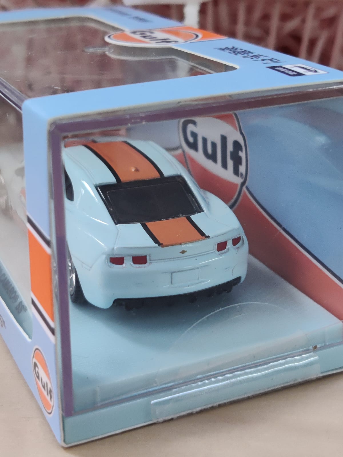 Scale 1 :64 CCA Chevrolet Camro Metal Model Car With Acrylic Case