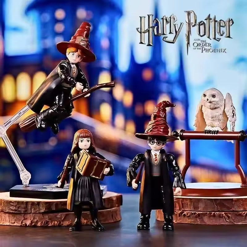 Official Harry Potter 3D DIY Figure Series - Set Of 4 Building Block Kit Toy Decoration - No Cod Allowed On this Product - Prepaid Orders Only