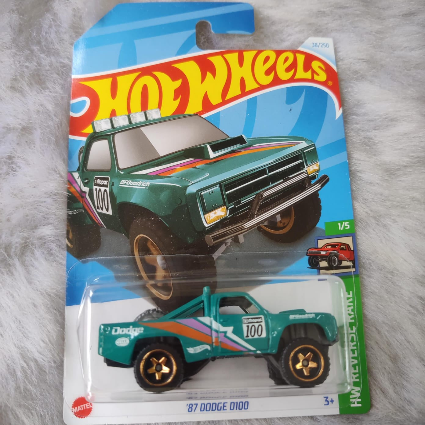 Hot Wheels Imported Rare Vehicle Collection - C Case - '87 Dodge D100