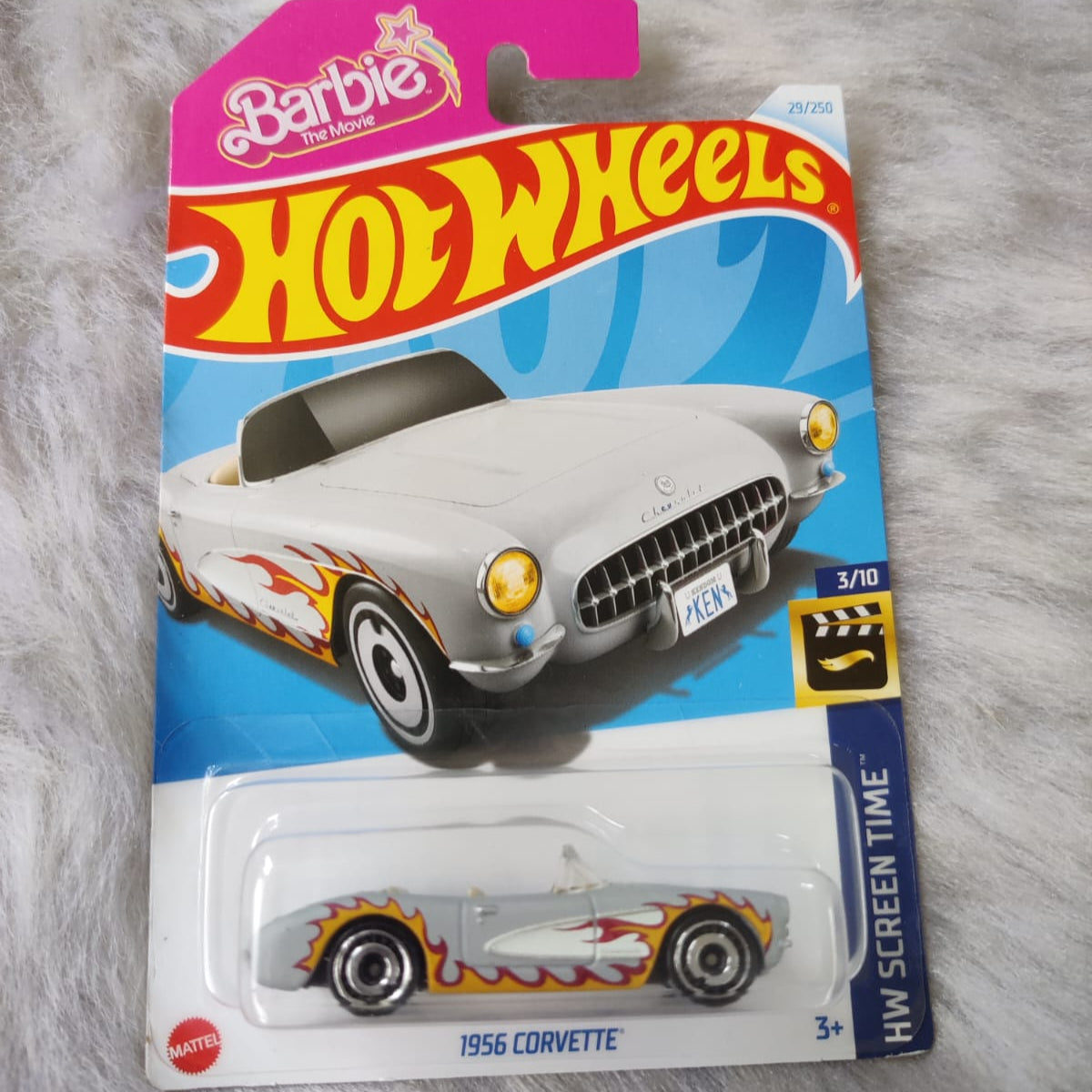 Hot Wheels Imported Super Rare Vehicle Collection - C Case - 1956 Corvette - Barbie and Kens Car