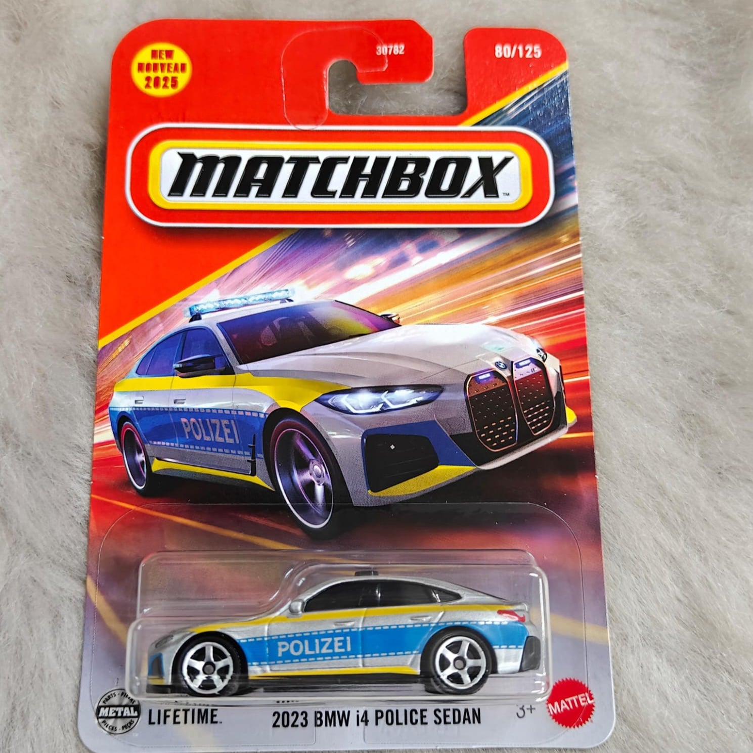 Matchbox Scale 1 : 64 Vehicles Exclusive Collection - 2023 BMW 14 Police Sedan