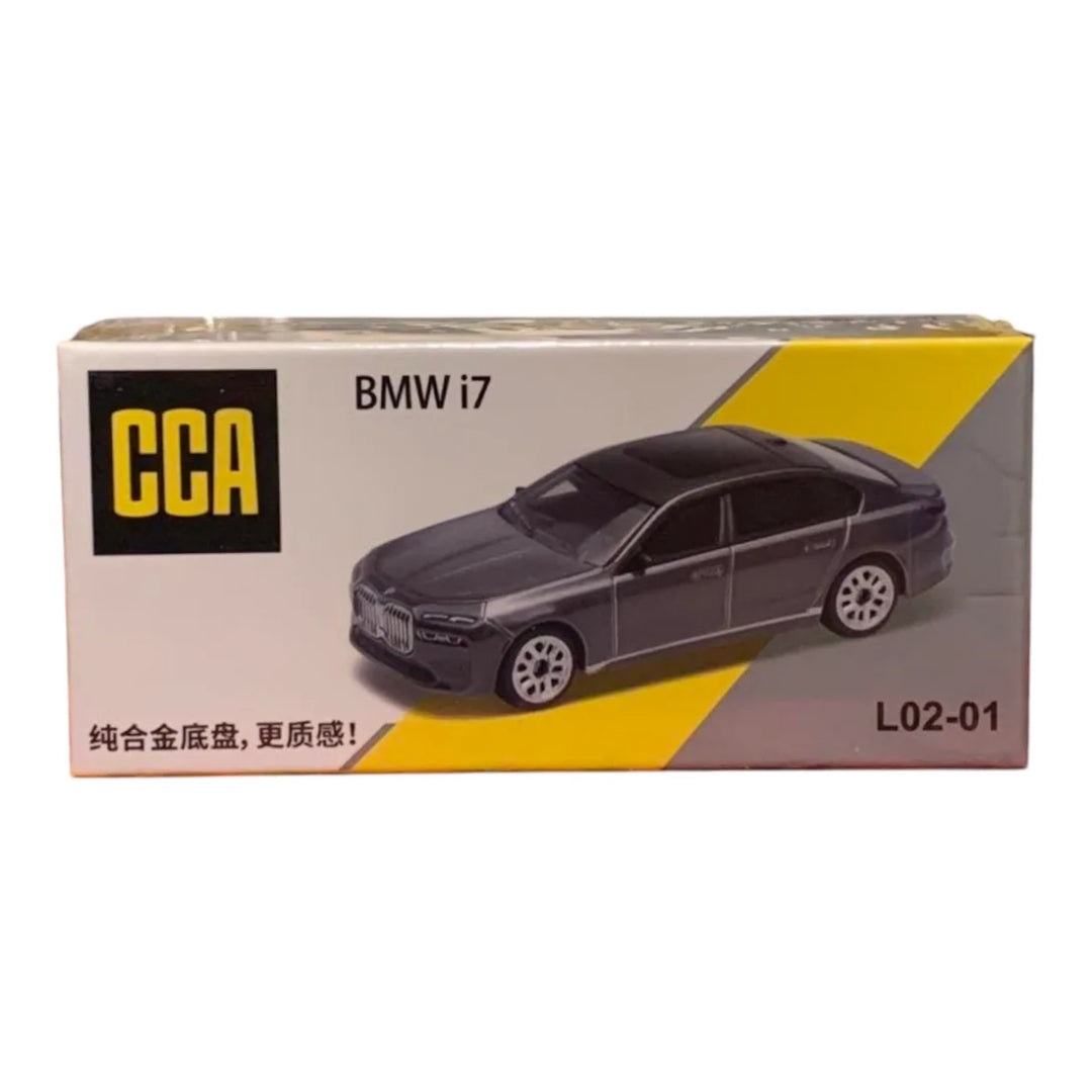 Scale 1 : 64 CCA BMW i7 Diecast Metal Model Car