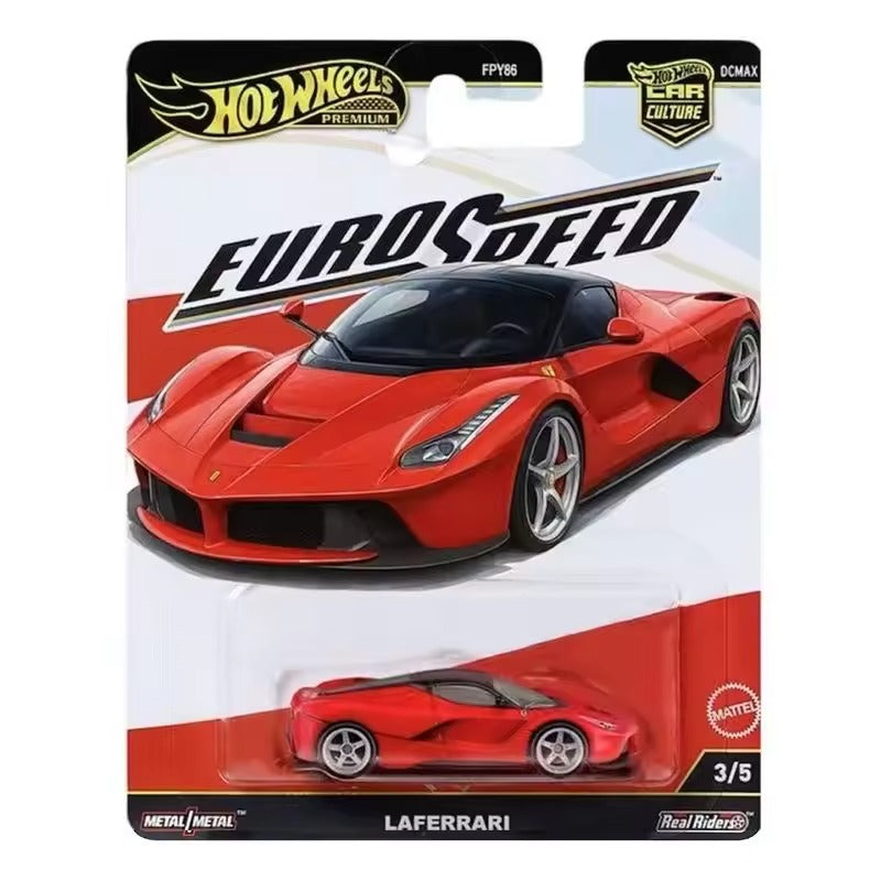 Hot Wheels Euro Speed Imported Premium 1/64 Laferrari  Metal on Metal
