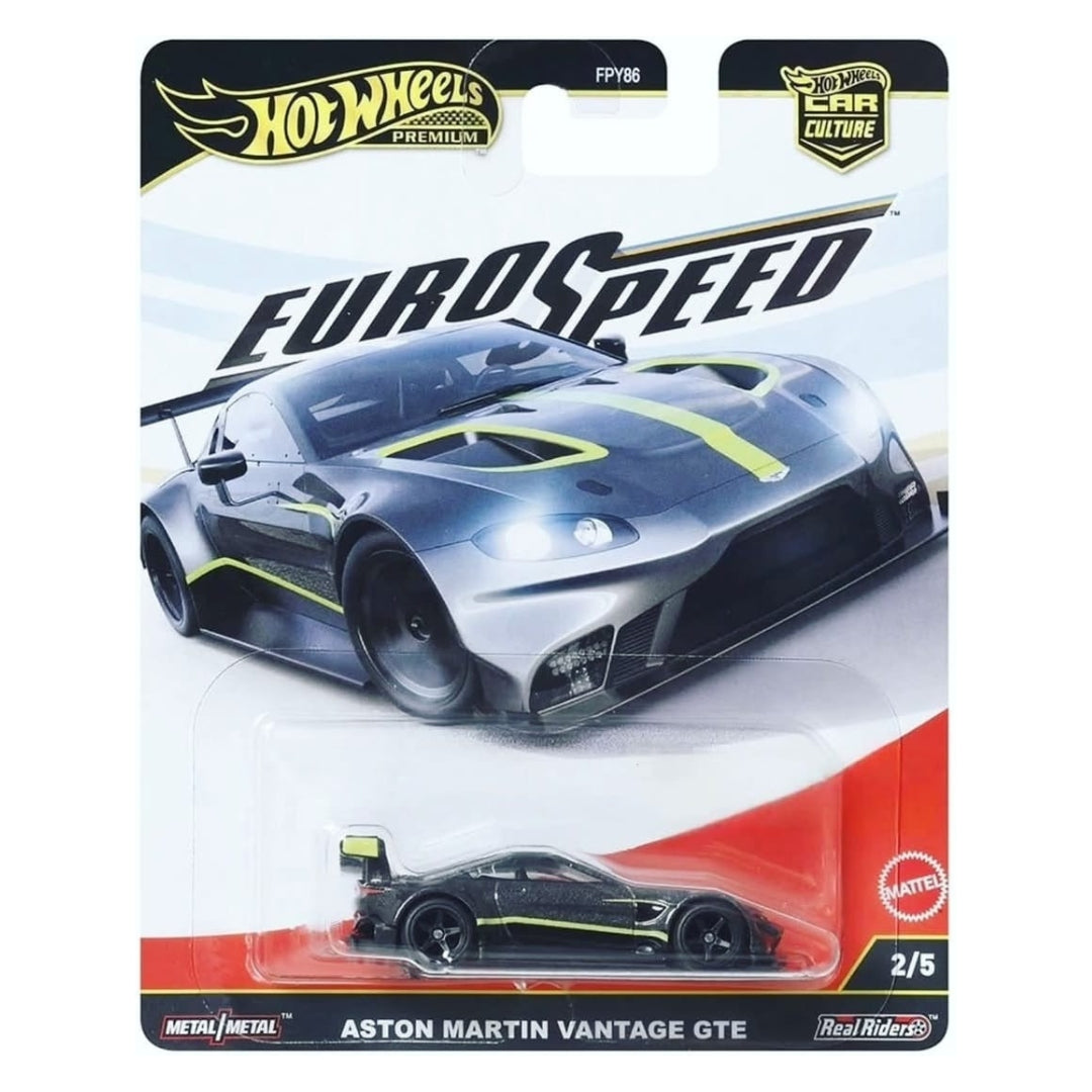Hot Wheels Euro Speed Imported Premium 1/64 Aston Martin Metal on Metal