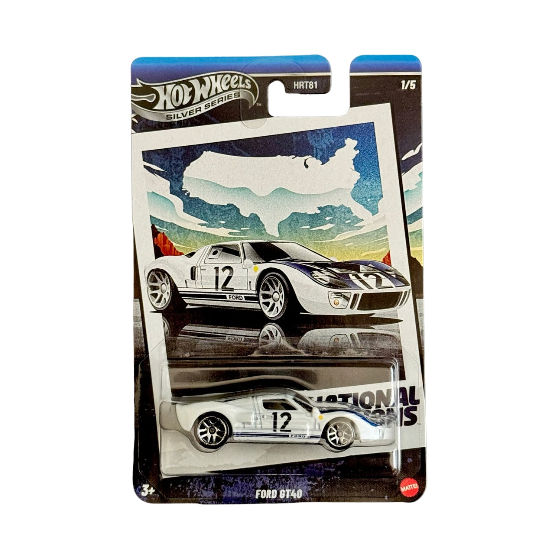 Hot Wheels 2025 Silver Series National Icon Scale 1:64 - FORD GT40