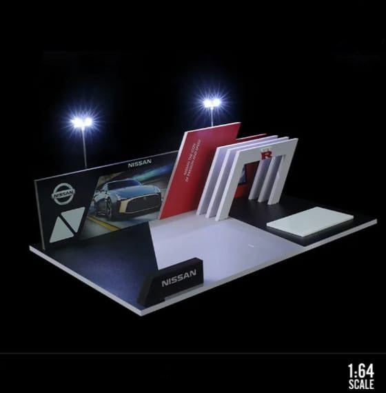 Diorama With Lights for 1:64 Diecast Models (No Cod Allowed On This Product) - Prepaid Orders Only