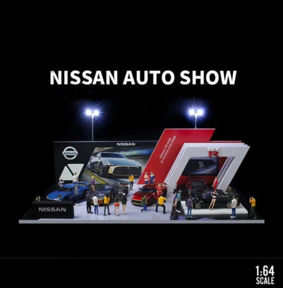 Diorama With Lights for 1:64 Diecast Models (No Cod Allowed On This Product) - Prepaid Orders Only