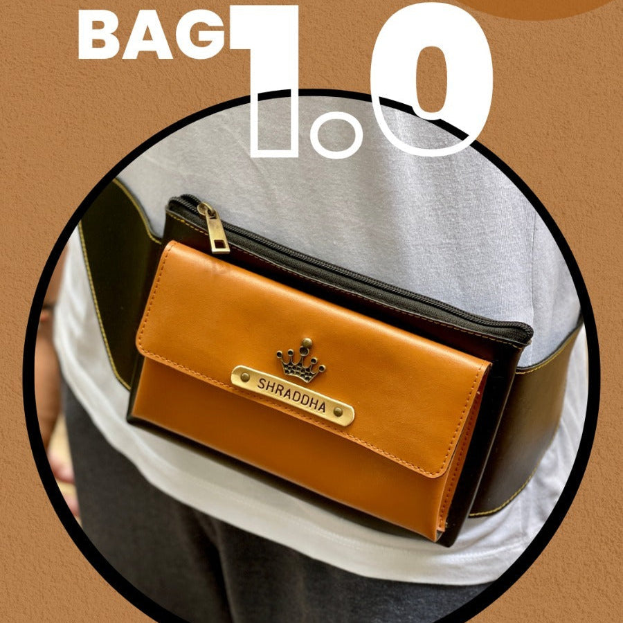 Personalised Unisex Cross Body Bag 1.0 ( No Cod on personalised Orders ) - Prepaid Orders Only
