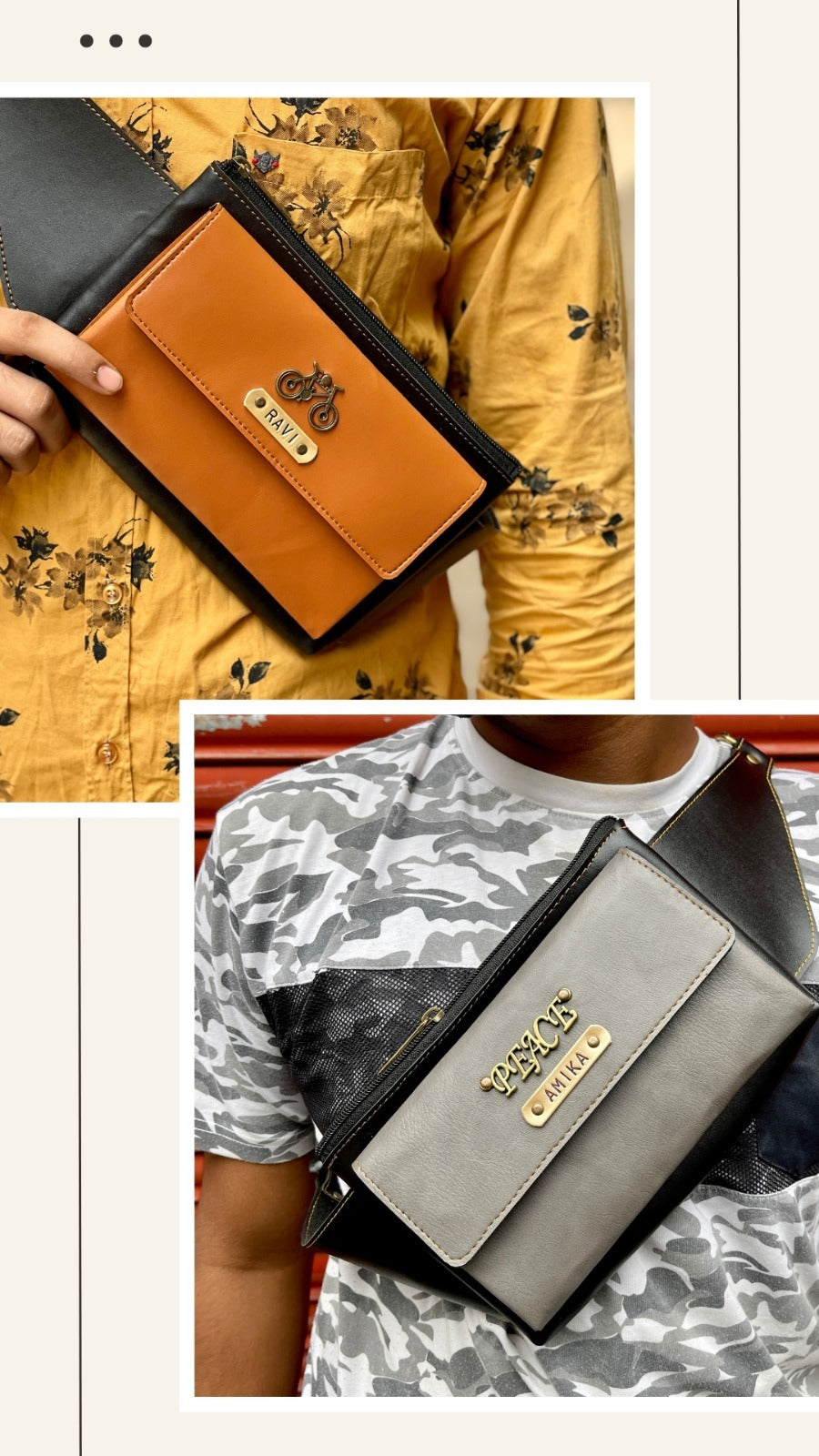 Personalised Unisex Cross Body Bag 1.0 ( No Cod on personalised Orders ) - Prepaid Orders Only