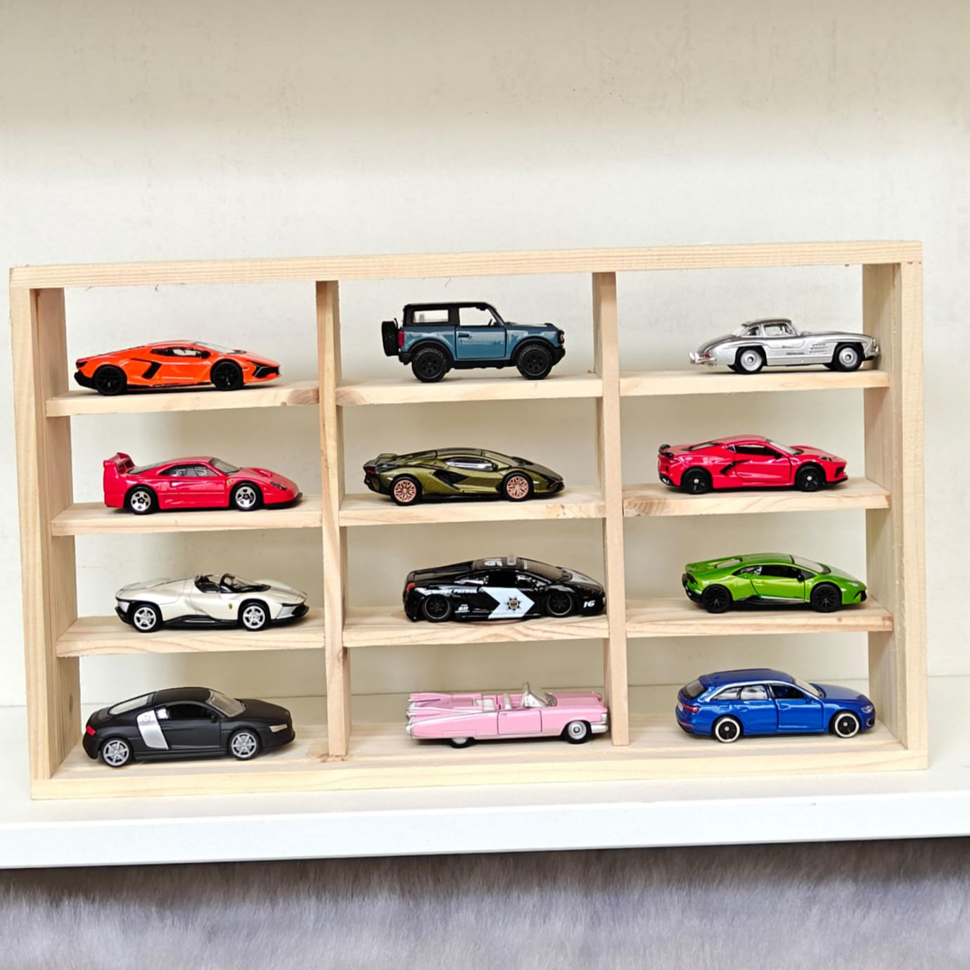 Wooden Hot Wheels Diecast Organizers  ( No cars Included )