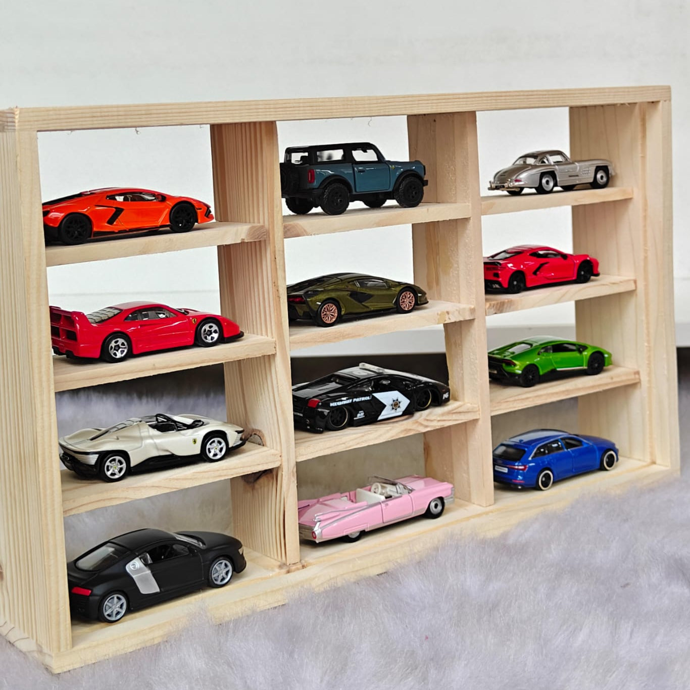 Wooden Hot Wheels Diecast Organizers  ( No cars Included )