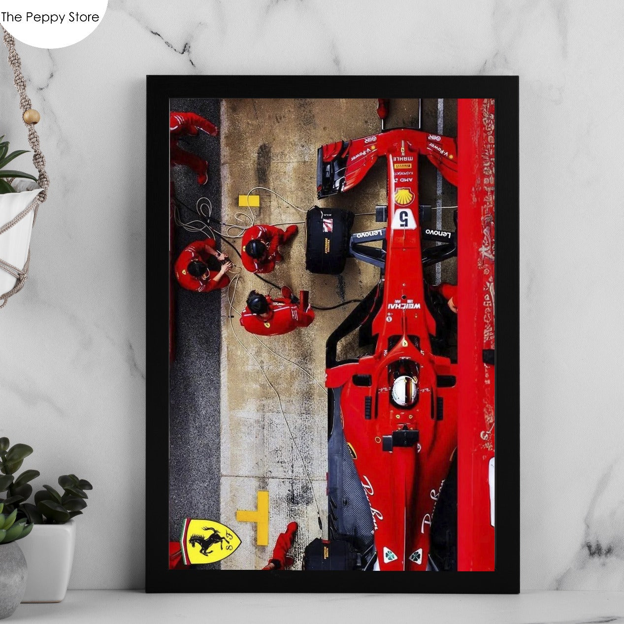 F1 Car A4 Frame