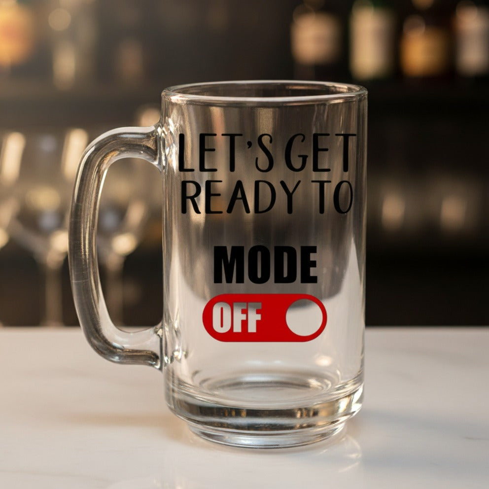 Mode Off Beer Mug - 375 Ml - No COD Allowed On This Product - Prepaid Orders Only