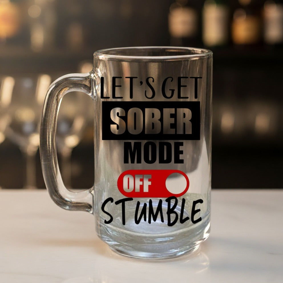 Sober Beer Mug -  375 Ml - No COD Allowed On This Product - Prepaid Orders Only
