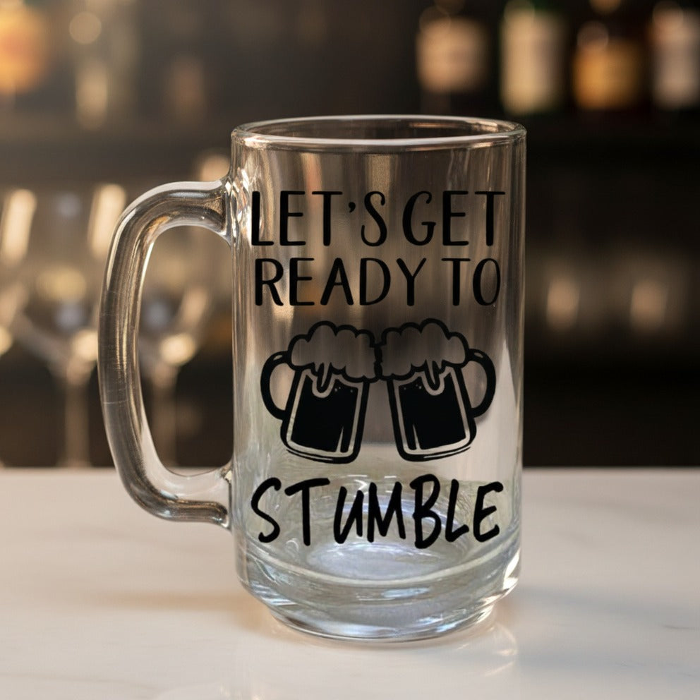 Ready To Stumble Beer Mug - 375 Ml - No COD Allowed On This Product - Prepaid Orders Only