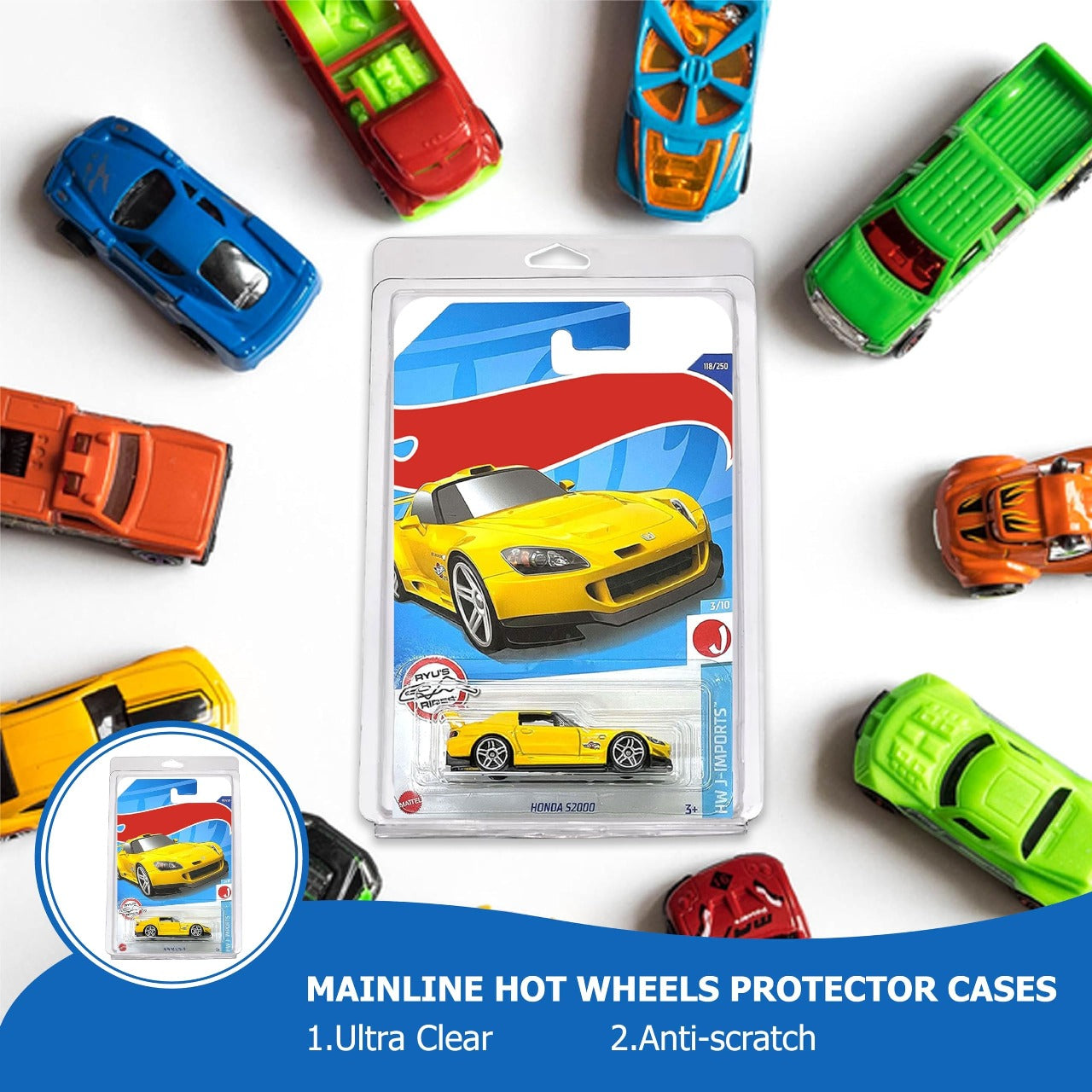 Protector Blister Case For 1:64 Diecast Scale Models -  No COD Allowed On This Product - Prepaid Orders Only