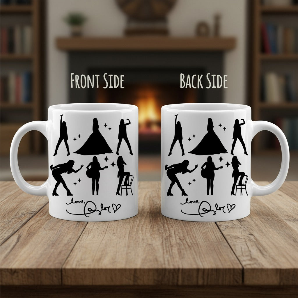 Love Taylor Swift 3D Ceramic Coffee Mug