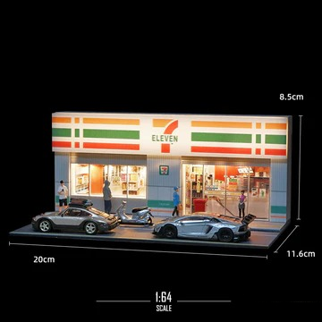 Diorama With Lights for 1:64 Diecast Models (No Cod Allowed On This Product) - Prepaid Orders Only