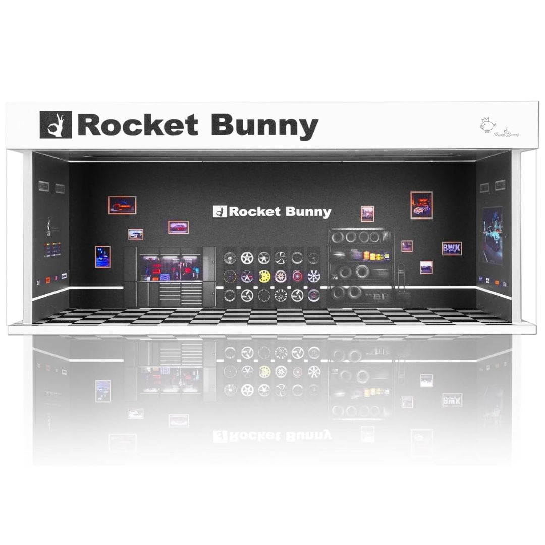 Rocket Bunny - Diorama With Lights for 1:64 Diecast Models (No Cod Allowed On This Product) - Prepaid Orders Only
