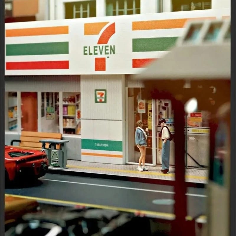 Diorama With Lights for 1:64 Diecast Models (No Cod Allowed On This Product) - Prepaid Orders Only