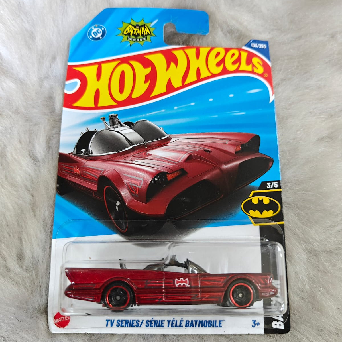 Hot Wheels P Case Vehicle Collection - Batman TV Series / Serie' Tele' Batmobile