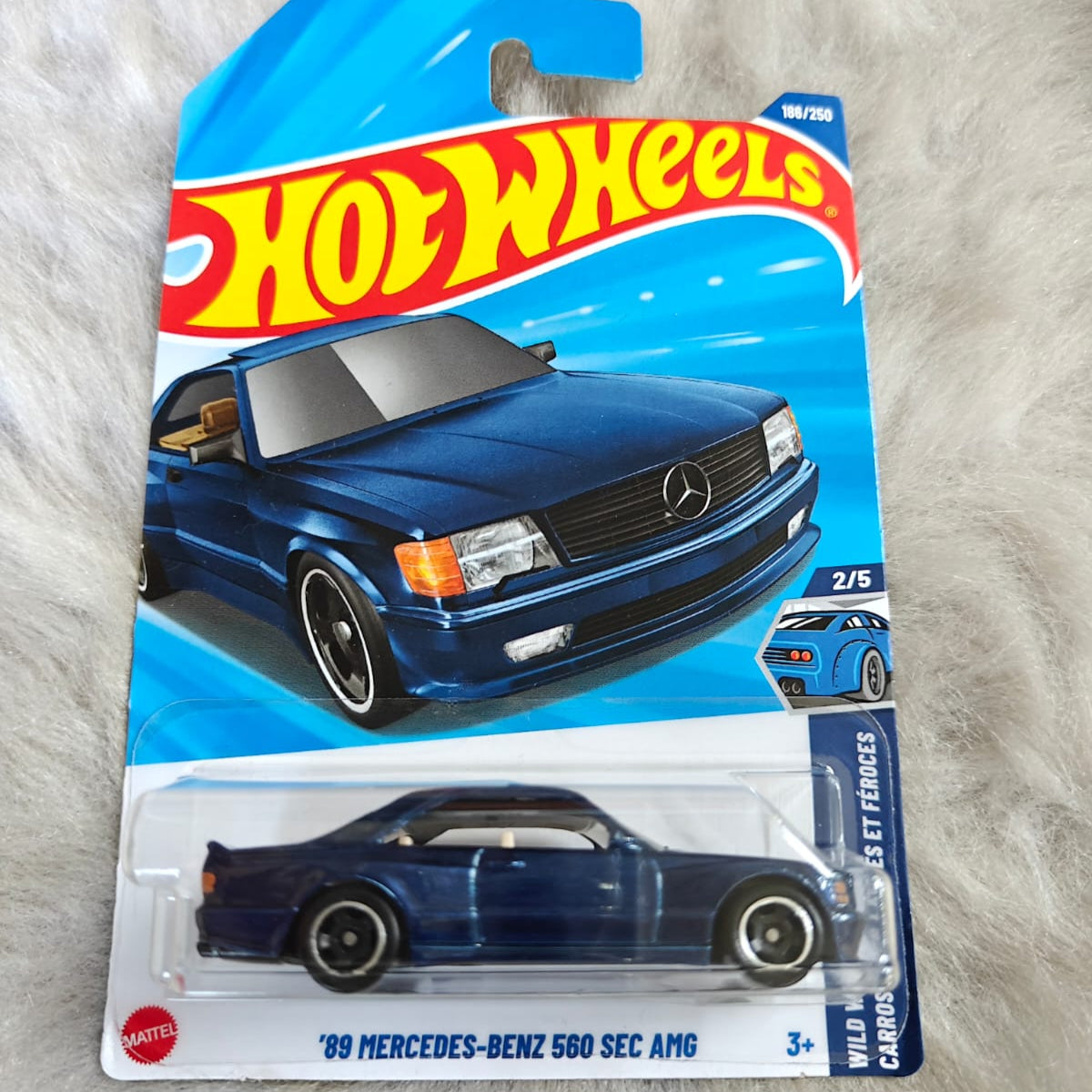 Hot Wheels P Case Vehicle Collection -  '89 Mercedes - Benz 560 Sec AMG