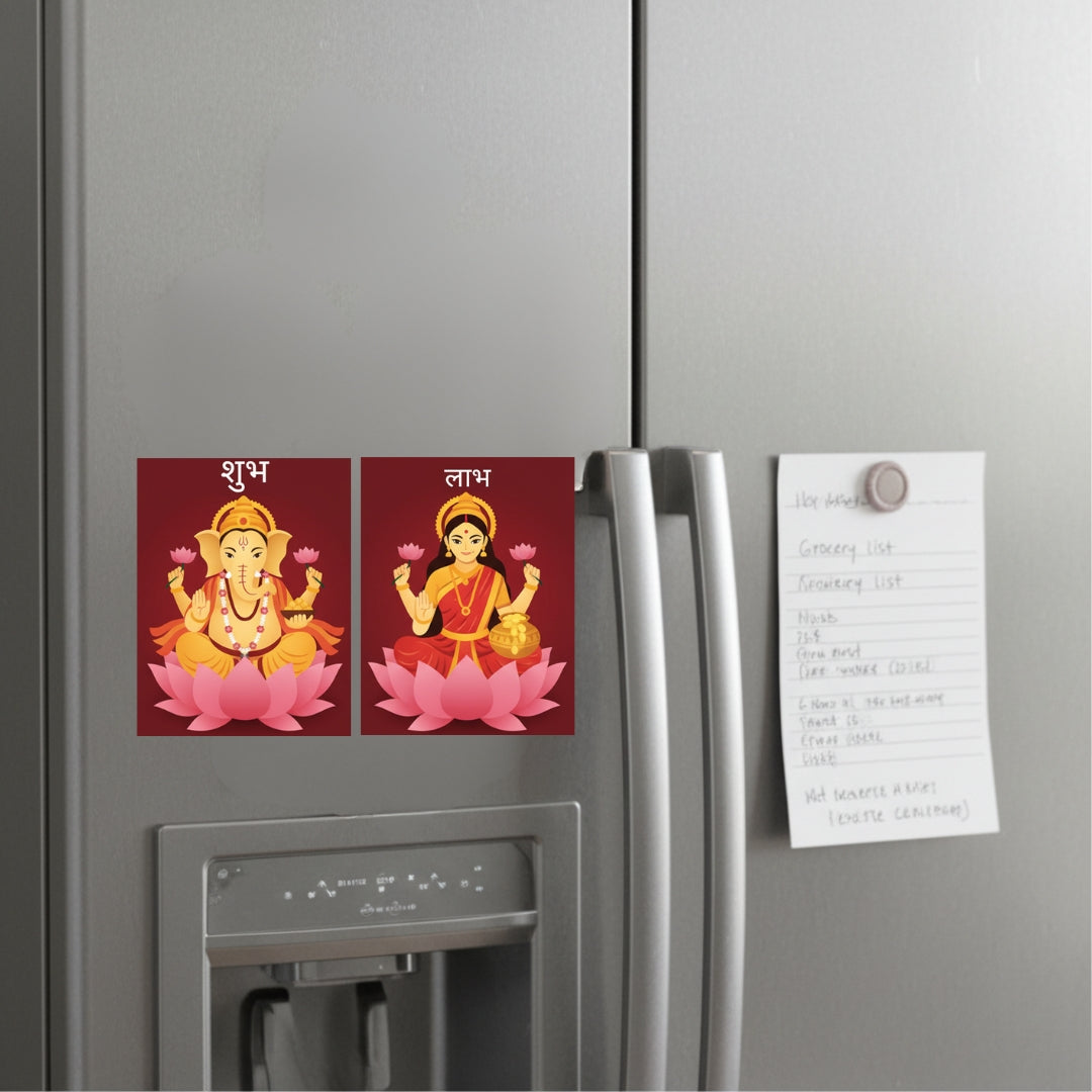 Shubh Laabh Fridge Magnet Set