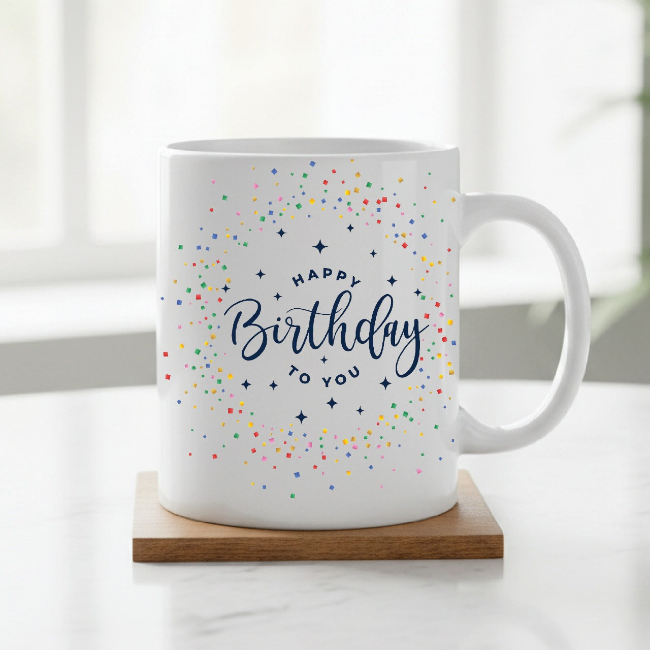 Happy Birthday 3D Ceramic Coffee Mug