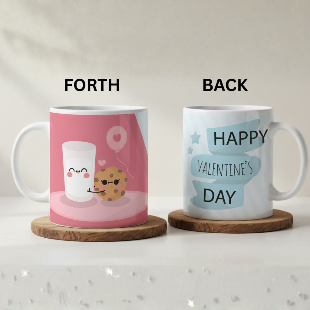 Happy Valentines Day 3D Ceramic Coffee Mug