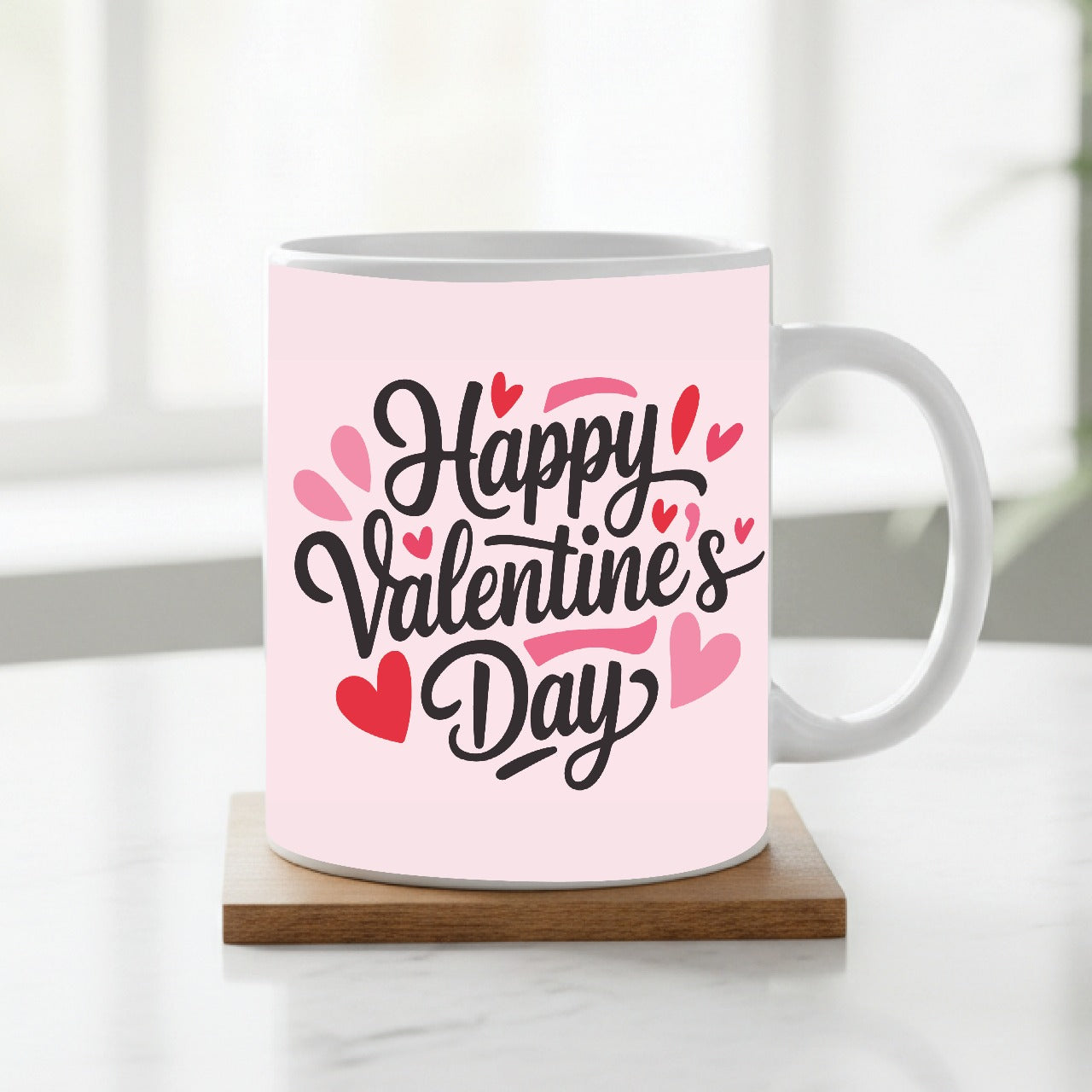 Happy Valentines Day 3D Ceramic Coffee Mug