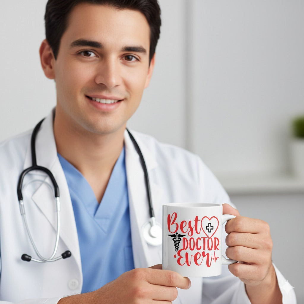 Best Doctor Ever 3D Ceramic Coffee Mug
