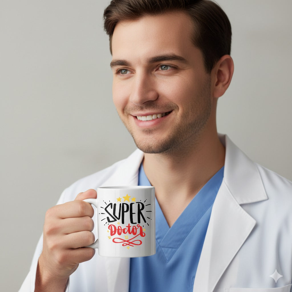 Super Doctor 3D Ceramic Coffee Mug
