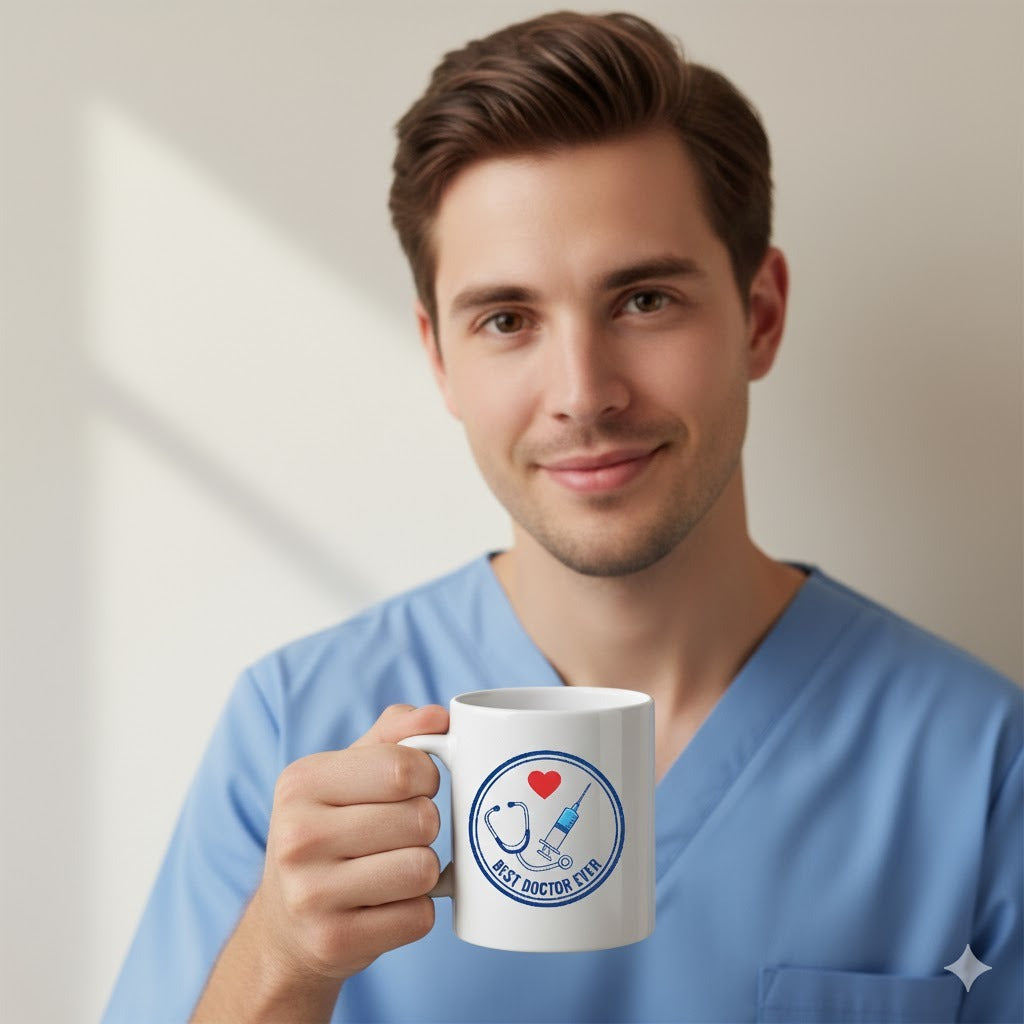 Best Doctor Ever 3D Ceramic Coffee Mug
