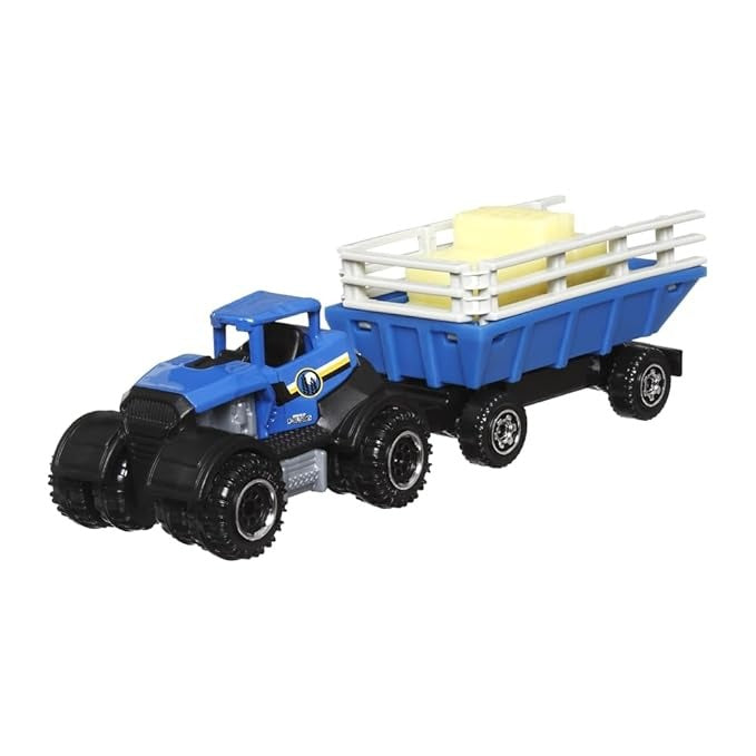 Matchbox Adventure Pack Scale 1 : 64 2025 Dirtstroyer Tractor / MBX Farm Trailer - Farm Life Vehicles Exclusive Collection