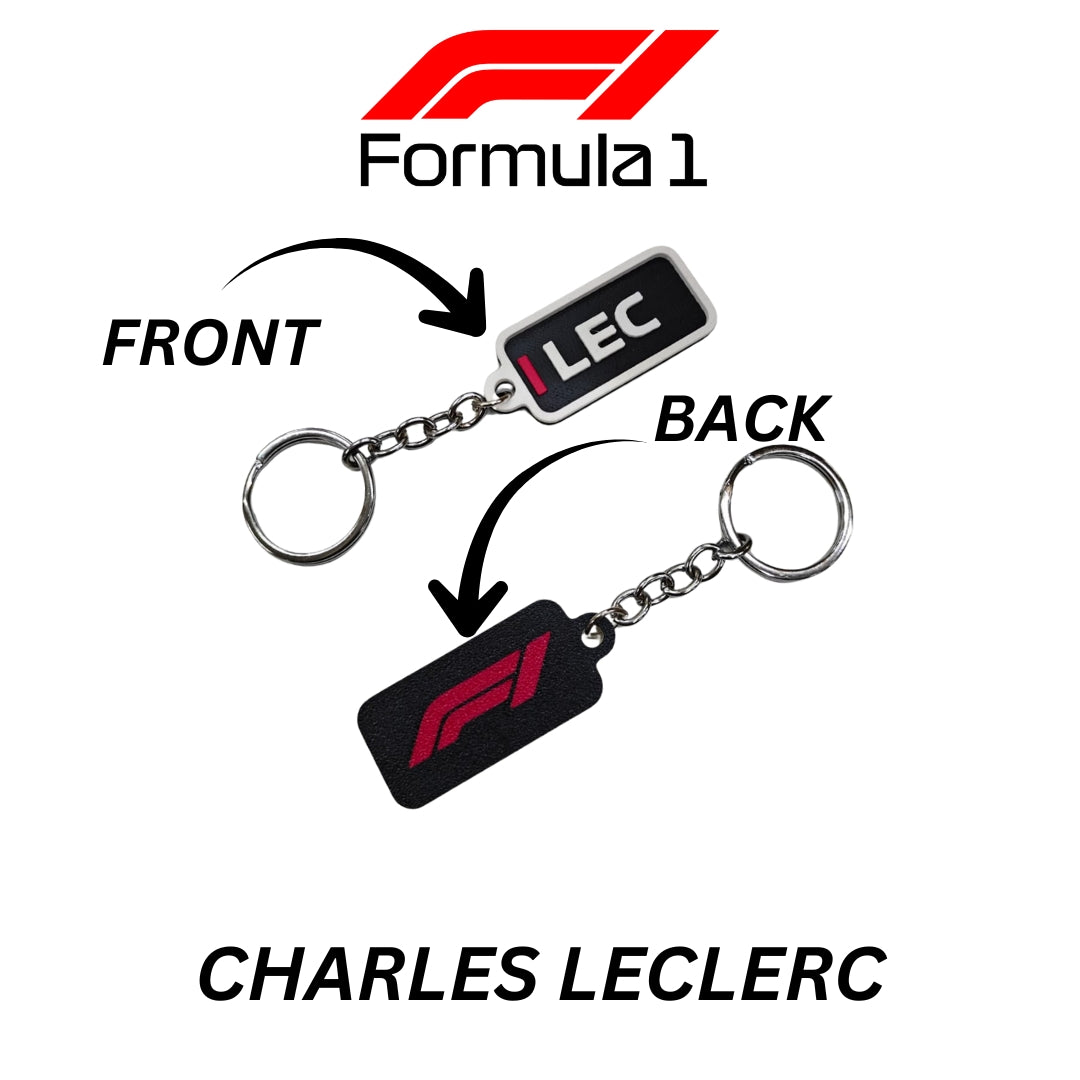 F1 Charles Leclerc Keychain
