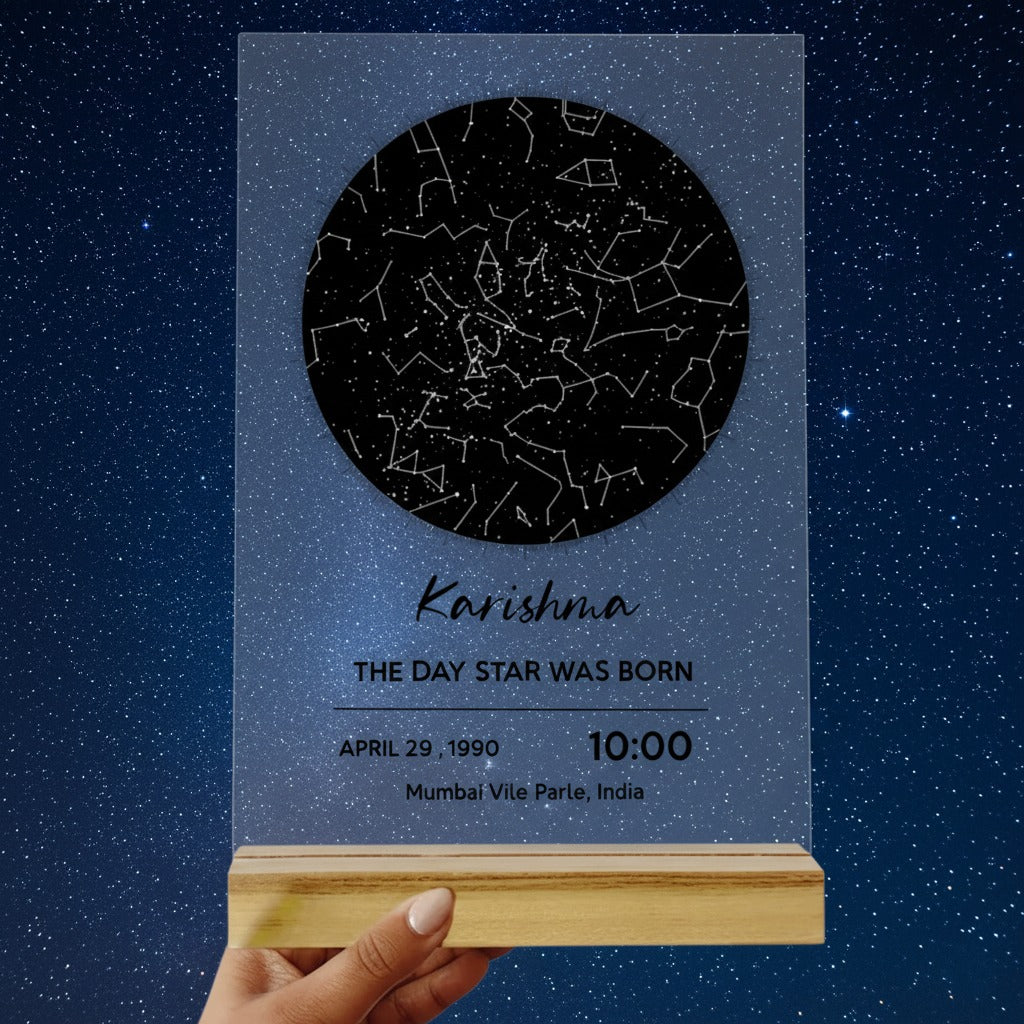 Personalized Birthday Star Map (No Cod Allowed On This Product)