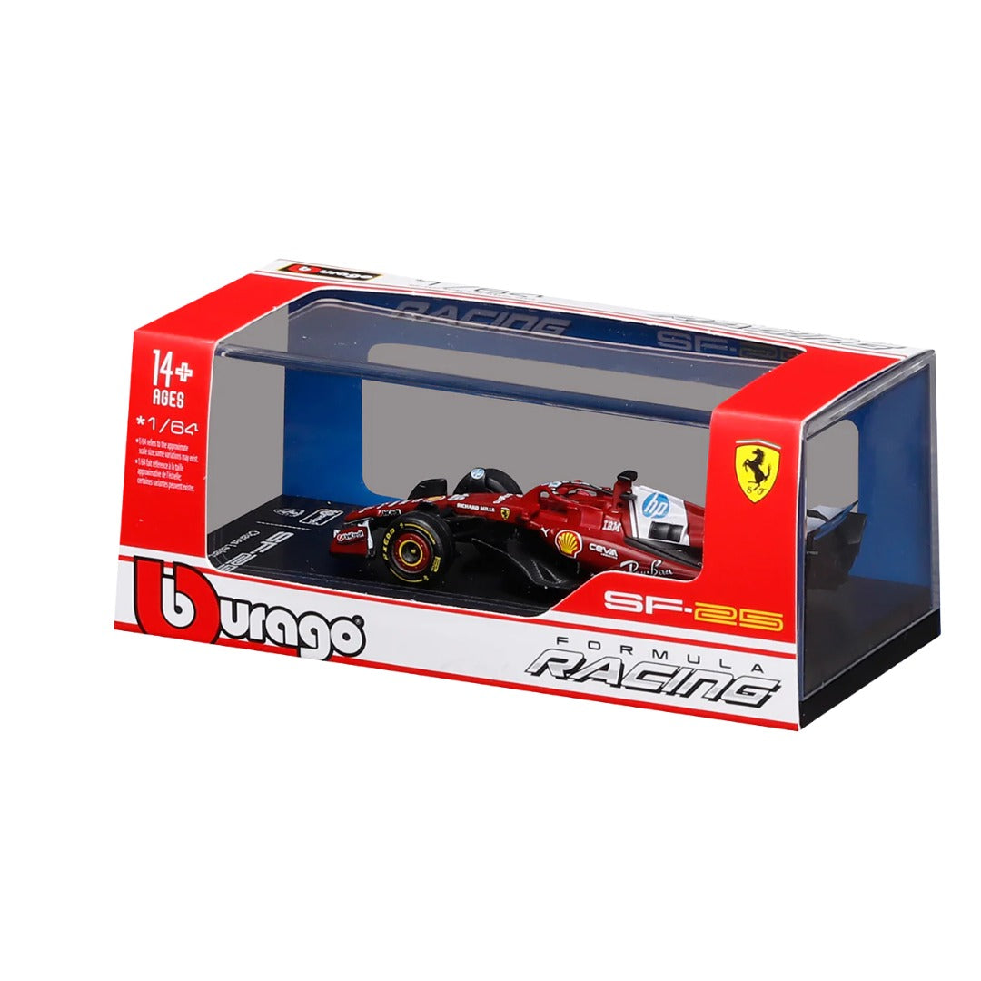 PreOrder Official Bburago 2025 Ferrari SF-25 No 16 Charles Leclerc Australia GP - Scale 1 : 64 Diecast Scale Model (will be shipped in last week of November)