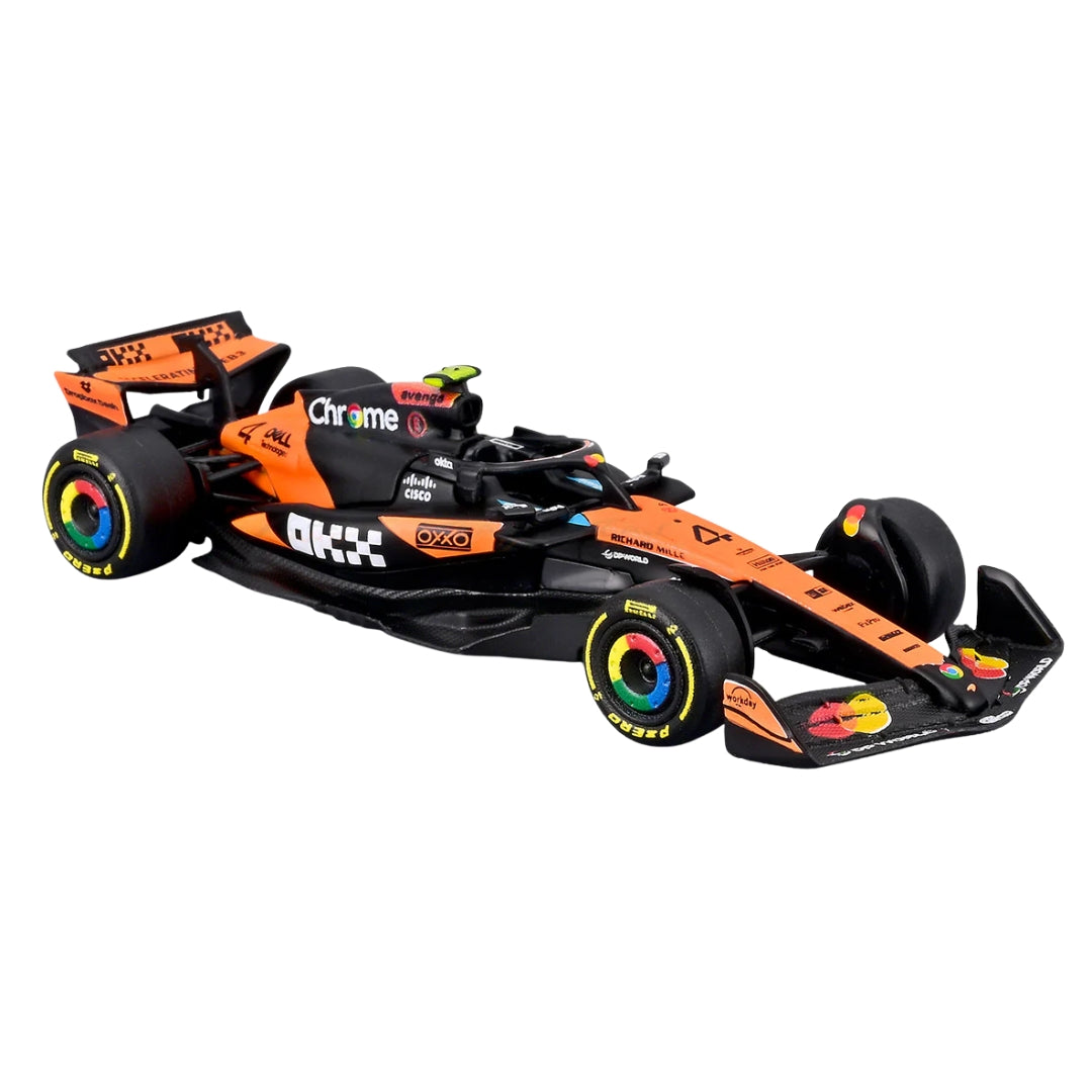 Official Bburago 2025  McLaren MCL39 Australia GP 4 Lando Norris Australia GP - Scale 1 : 64 Diecast Scale Model