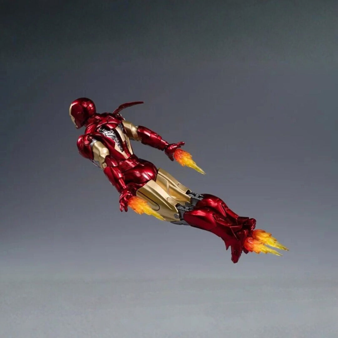 Marvel Studios Iron Man 2 : The Infinity Saga 1:10 Scale Iron Man Mark MK06 Figure by ZD Toys (Size-7 Inch)