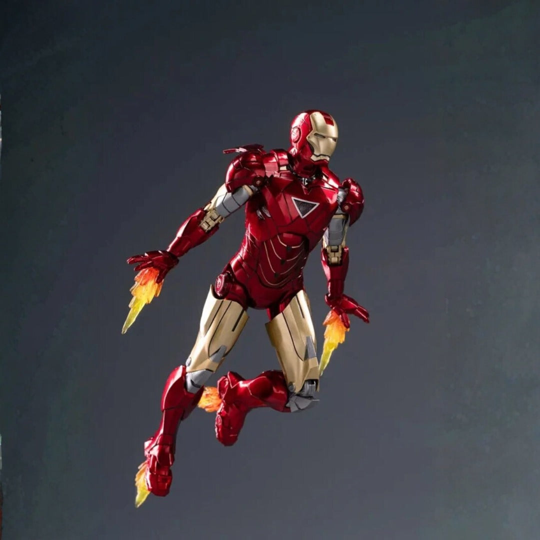 Marvel Studios Iron Man 2 : The Infinity Saga 1:10 Scale Iron Man Mark MK06 Figure by ZD Toys (Size-7 Inch)