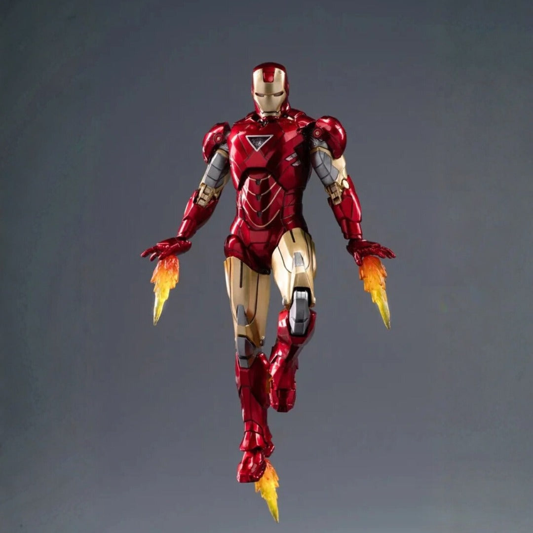 Marvel Studios Iron Man 2 : The Infinity Saga 1:10 Scale Iron Man Mark MK06 Figure by ZD Toys (Size-7 Inch)